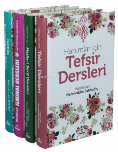 Hanımlara Tefsir, Hadis, İlmihal Eğitim Seti 4 Kitap - Ravza Yayınları