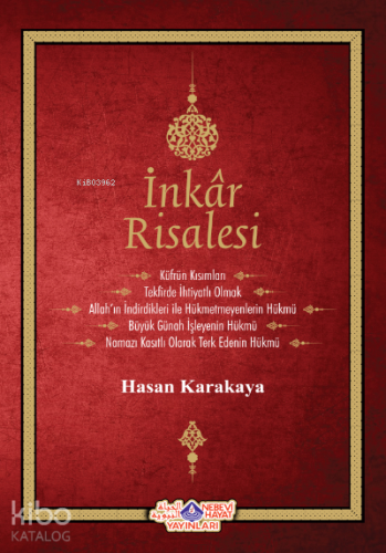 İnkar Risalesi - Nebevi Hayat Yayınları - Selamkitap.com'da